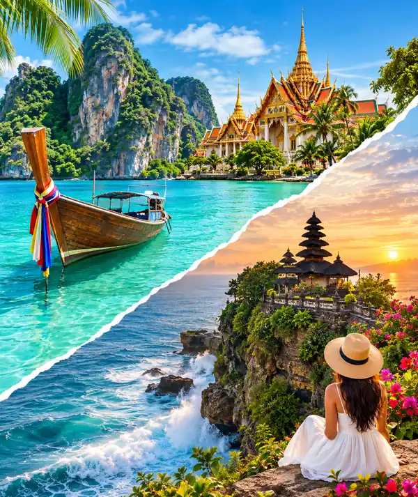 Bali and Thailand travel destinations